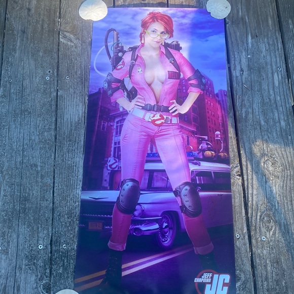 Janine from The Real Ghostbusters by Jeff Chapman poster art - Picture 2 of 2